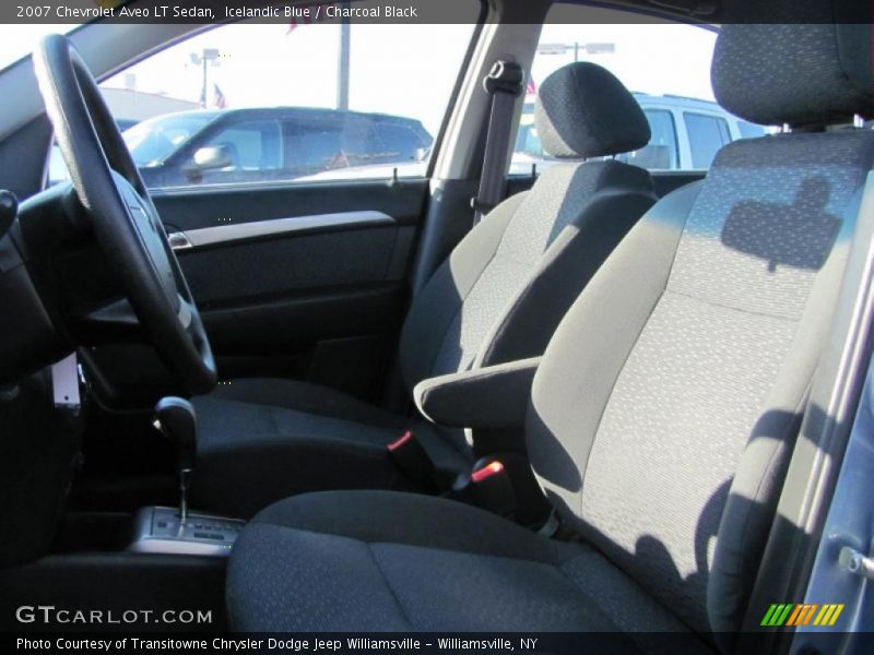 Icelandic Blue / Charcoal Black 2007 Chevrolet Aveo LT Sedan