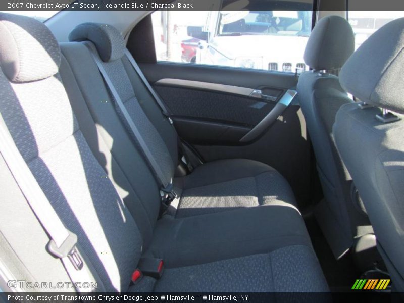 Icelandic Blue / Charcoal Black 2007 Chevrolet Aveo LT Sedan