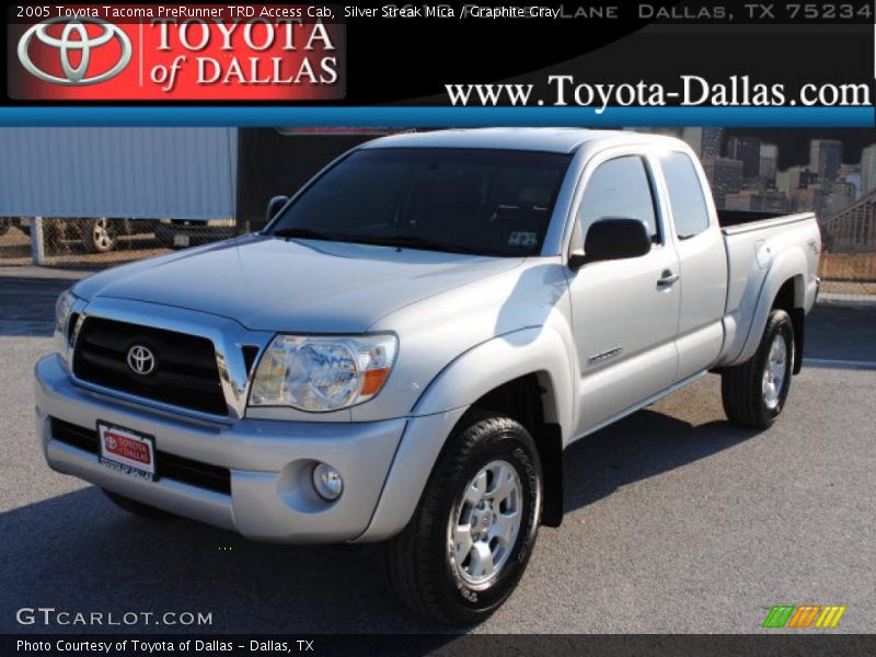 Silver Streak Mica / Graphite Gray 2005 Toyota Tacoma PreRunner TRD Access Cab