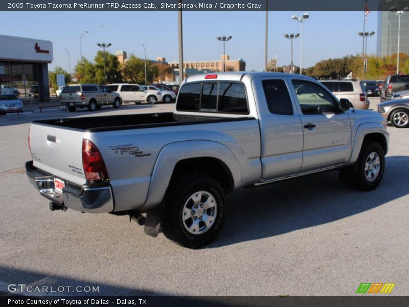 Silver Streak Mica / Graphite Gray 2005 Toyota Tacoma PreRunner TRD Access Cab