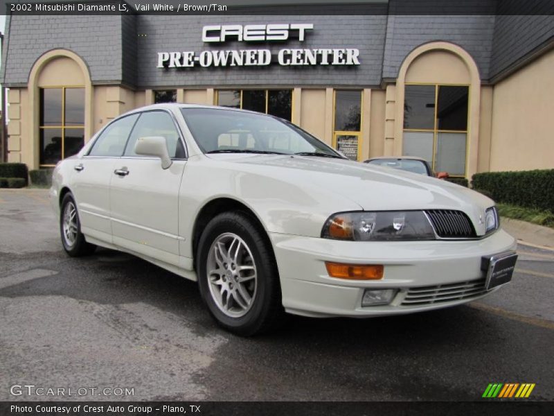 Vail White / Brown/Tan 2002 Mitsubishi Diamante LS