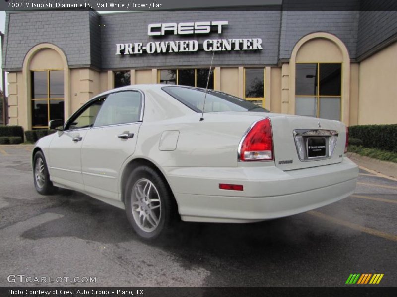 Vail White / Brown/Tan 2002 Mitsubishi Diamante LS