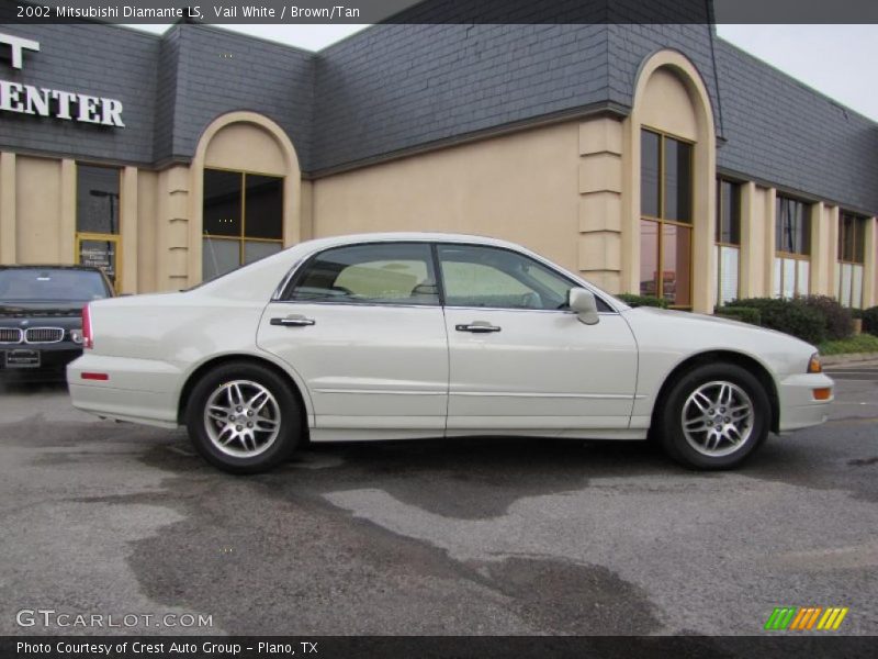 Vail White / Brown/Tan 2002 Mitsubishi Diamante LS