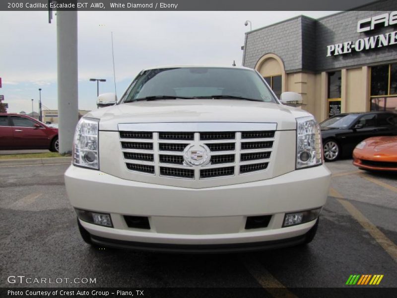 White Diamond / Ebony 2008 Cadillac Escalade EXT AWD