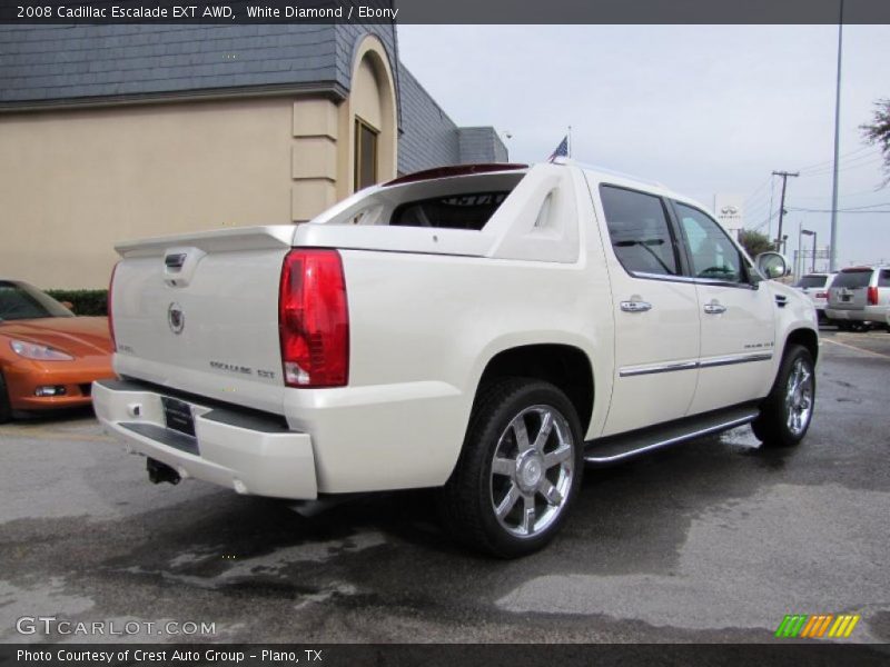White Diamond / Ebony 2008 Cadillac Escalade EXT AWD
