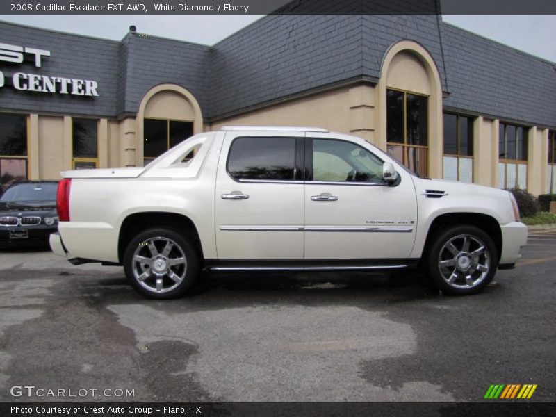 White Diamond / Ebony 2008 Cadillac Escalade EXT AWD