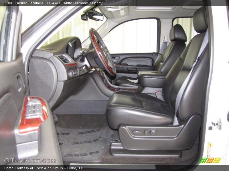 White Diamond / Ebony 2008 Cadillac Escalade EXT AWD