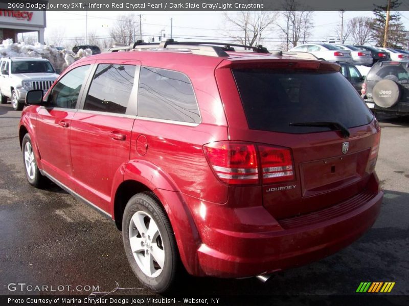 Inferno Red Crystal Pearl / Dark Slate Gray/Light Graystone 2009 Dodge Journey SXT