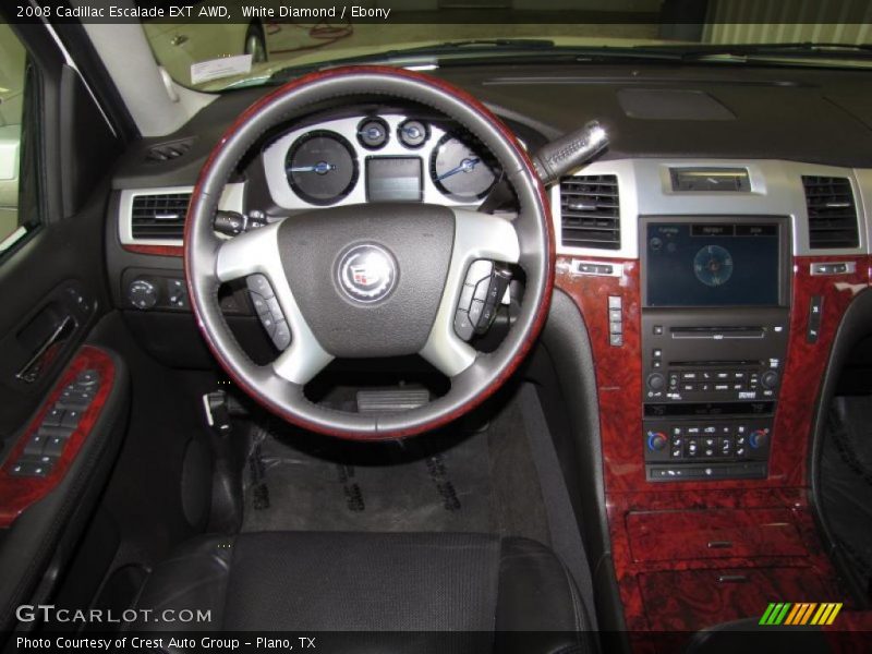 White Diamond / Ebony 2008 Cadillac Escalade EXT AWD