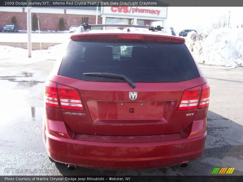 Inferno Red Crystal Pearl / Dark Slate Gray/Light Graystone 2009 Dodge Journey SXT