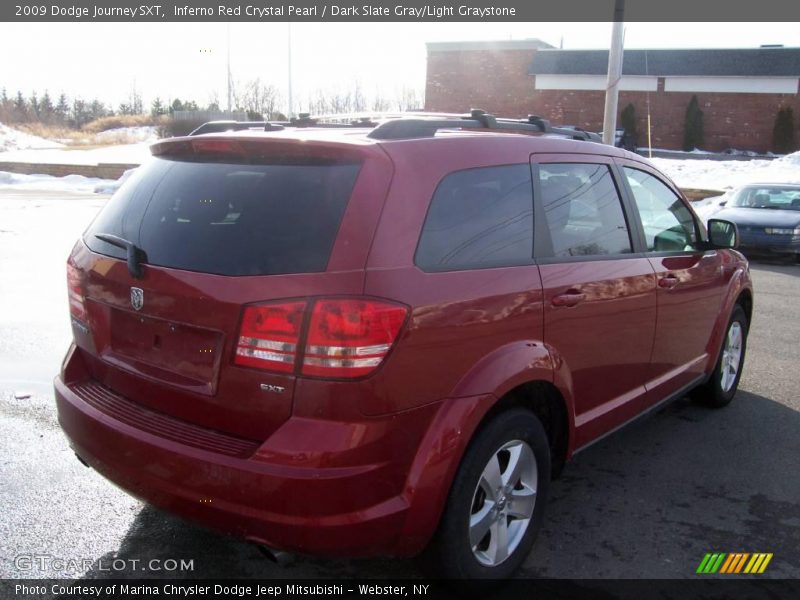 Inferno Red Crystal Pearl / Dark Slate Gray/Light Graystone 2009 Dodge Journey SXT