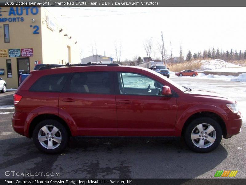 Inferno Red Crystal Pearl / Dark Slate Gray/Light Graystone 2009 Dodge Journey SXT