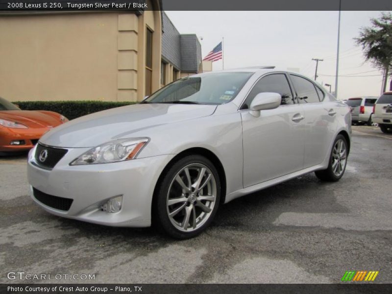 Tungsten Silver Pearl / Black 2008 Lexus IS 250