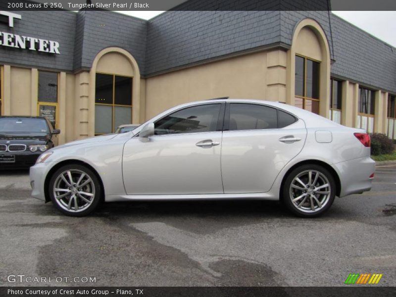 Tungsten Silver Pearl / Black 2008 Lexus IS 250