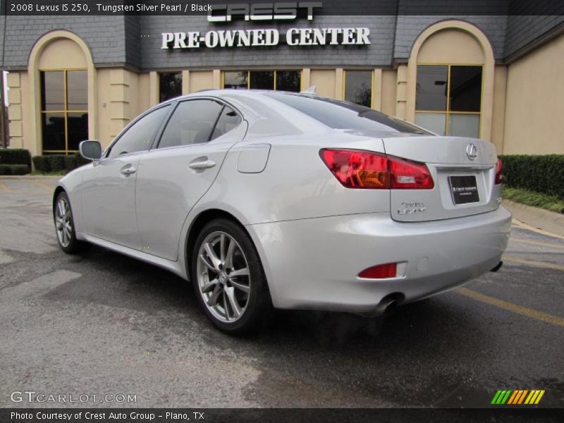 Tungsten Silver Pearl / Black 2008 Lexus IS 250