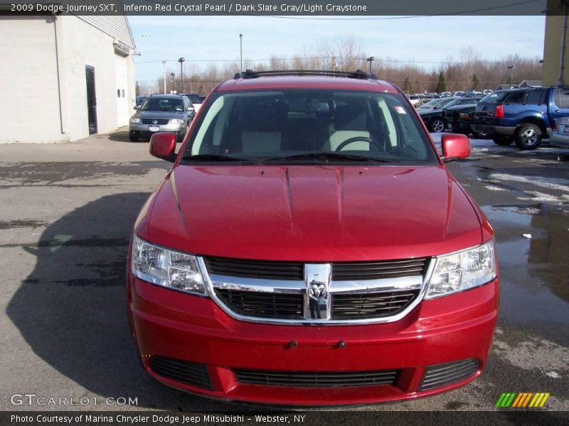 Inferno Red Crystal Pearl / Dark Slate Gray/Light Graystone 2009 Dodge Journey SXT