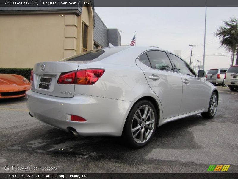 Tungsten Silver Pearl / Black 2008 Lexus IS 250