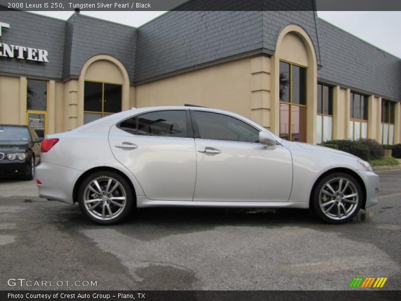 Tungsten Silver Pearl / Black 2008 Lexus IS 250