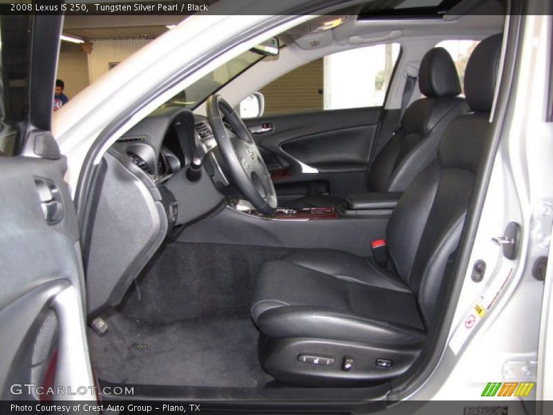 Tungsten Silver Pearl / Black 2008 Lexus IS 250