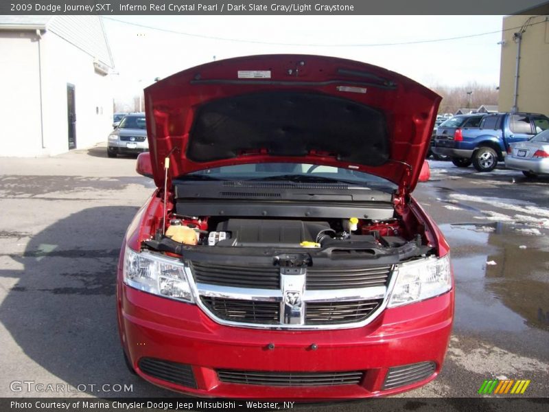 Inferno Red Crystal Pearl / Dark Slate Gray/Light Graystone 2009 Dodge Journey SXT