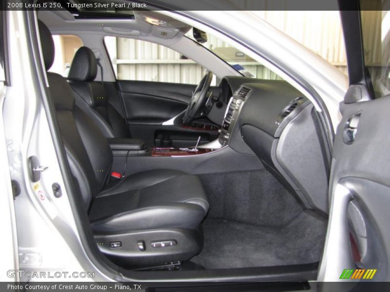 Tungsten Silver Pearl / Black 2008 Lexus IS 250