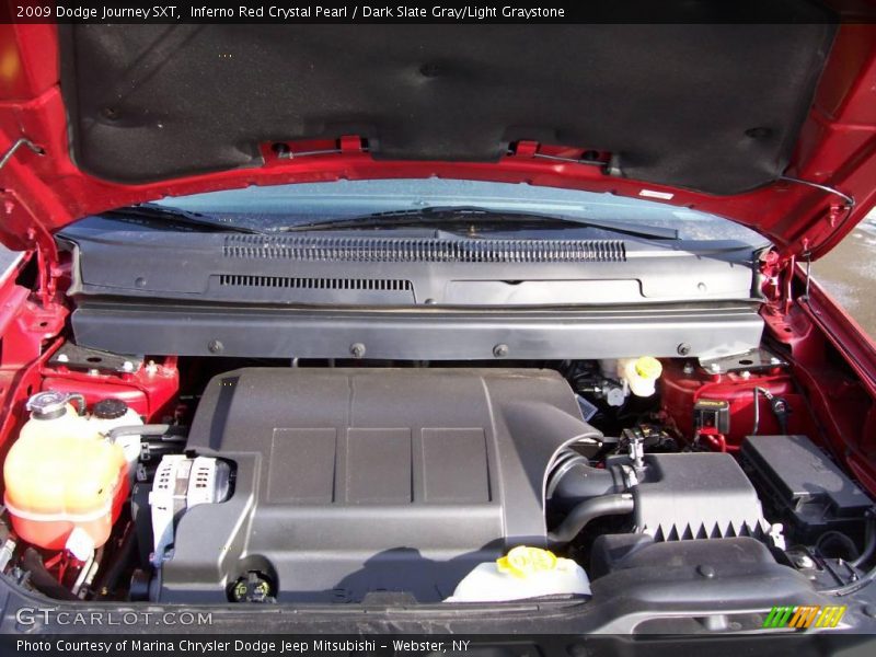 Inferno Red Crystal Pearl / Dark Slate Gray/Light Graystone 2009 Dodge Journey SXT