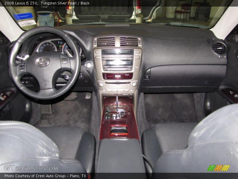 Tungsten Silver Pearl / Black 2008 Lexus IS 250