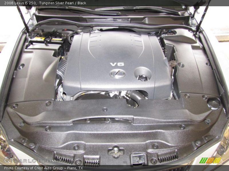 Tungsten Silver Pearl / Black 2008 Lexus IS 250