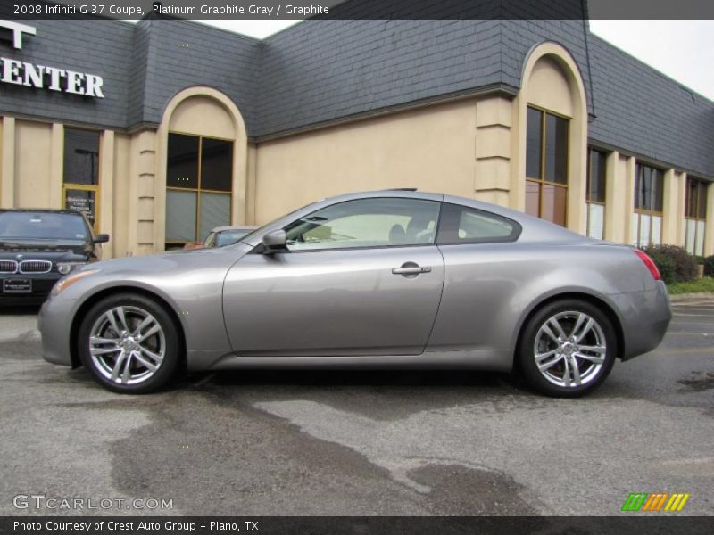  2008 G 37 Coupe Platinum Graphite Gray
