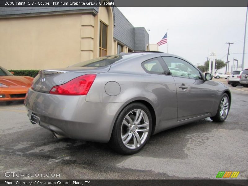  2008 G 37 Coupe Platinum Graphite Gray