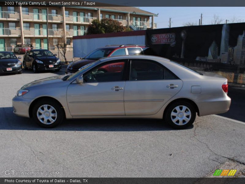 Desert Sand Mica / Taupe 2003 Toyota Camry LE