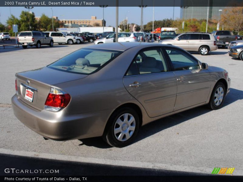 Desert Sand Mica / Taupe 2003 Toyota Camry LE