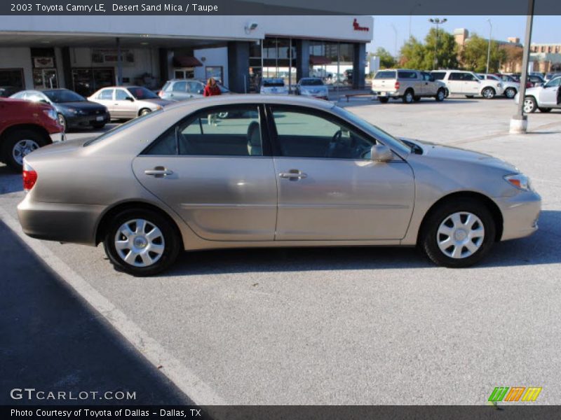 Desert Sand Mica / Taupe 2003 Toyota Camry LE