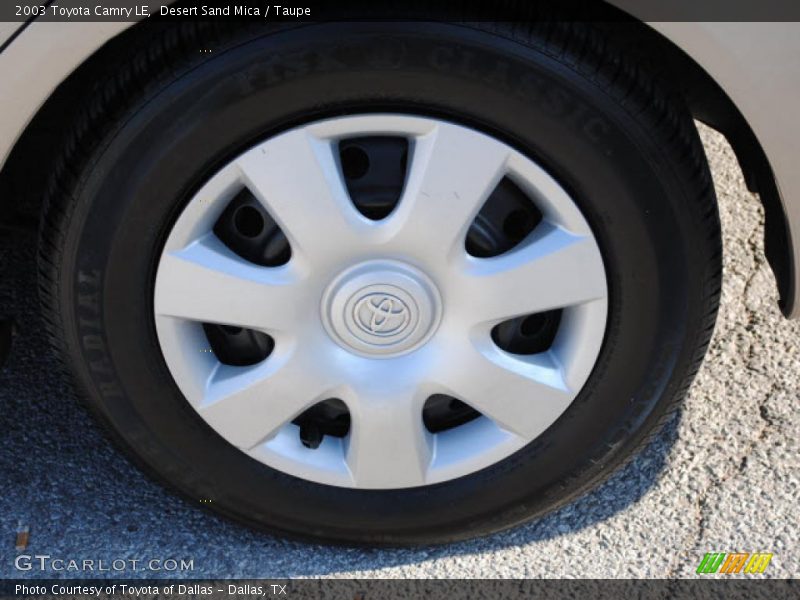 Desert Sand Mica / Taupe 2003 Toyota Camry LE