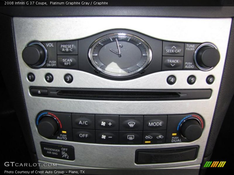 Platinum Graphite Gray / Graphite 2008 Infiniti G 37 Coupe