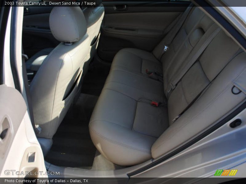 Desert Sand Mica / Taupe 2003 Toyota Camry LE