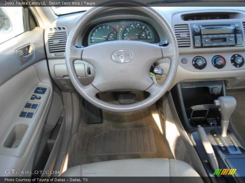 Desert Sand Mica / Taupe 2003 Toyota Camry LE