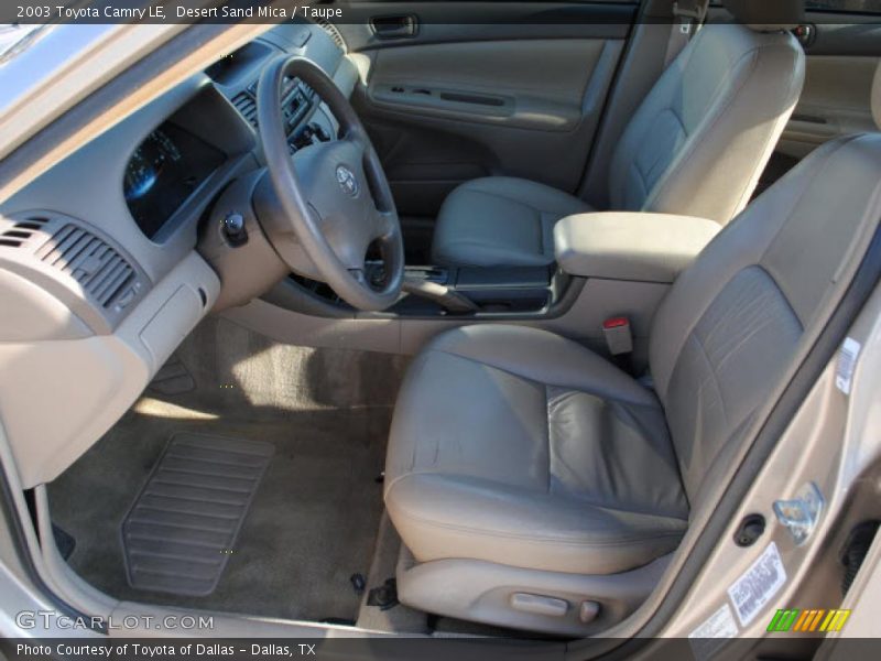 Desert Sand Mica / Taupe 2003 Toyota Camry LE