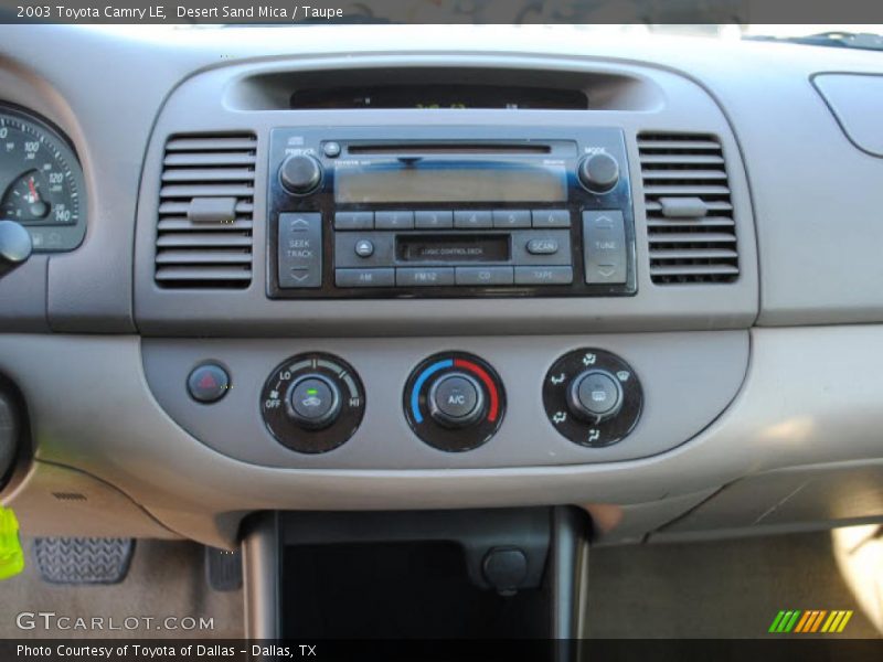 Desert Sand Mica / Taupe 2003 Toyota Camry LE