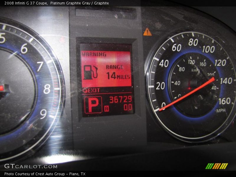 Platinum Graphite Gray / Graphite 2008 Infiniti G 37 Coupe