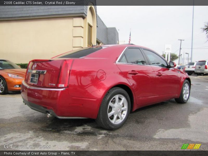 Crystal Red / Ebony 2008 Cadillac CTS Sedan