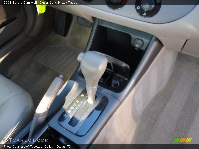 Desert Sand Mica / Taupe 2003 Toyota Camry LE