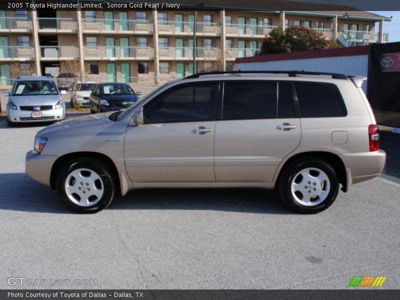 Sonora Gold Pearl / Ivory 2005 Toyota Highlander Limited