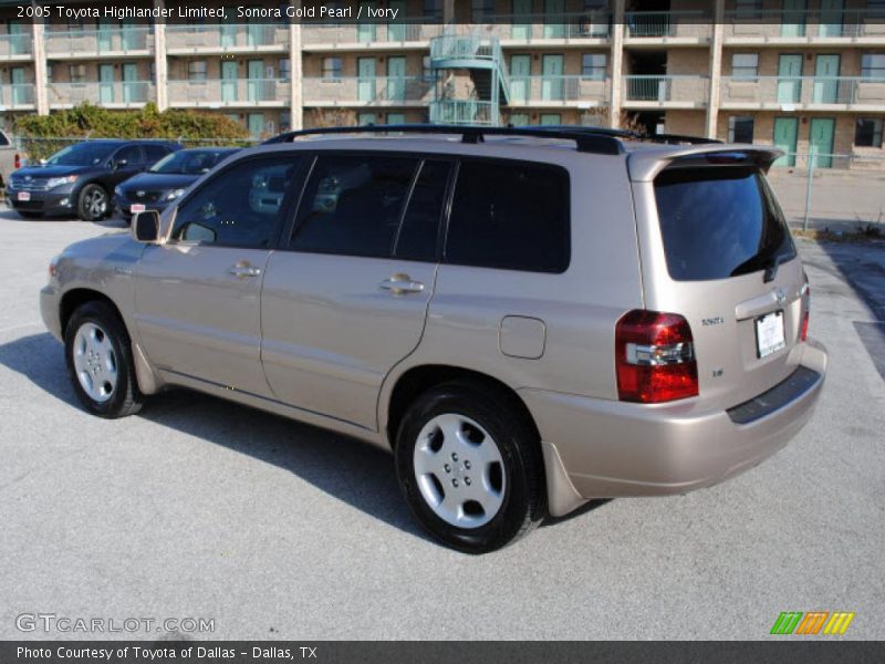 Sonora Gold Pearl / Ivory 2005 Toyota Highlander Limited