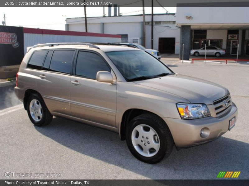 Sonora Gold Pearl / Ivory 2005 Toyota Highlander Limited