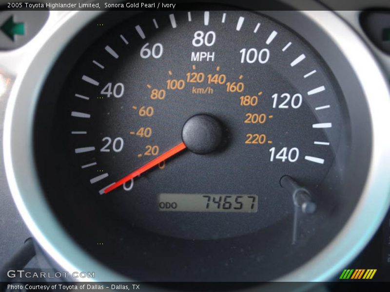 Sonora Gold Pearl / Ivory 2005 Toyota Highlander Limited
