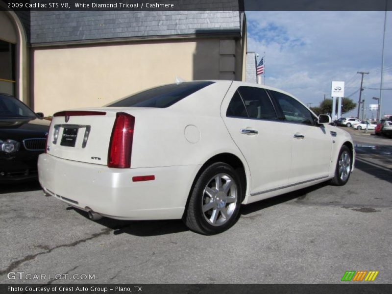 White Diamond Tricoat / Cashmere 2009 Cadillac STS V8