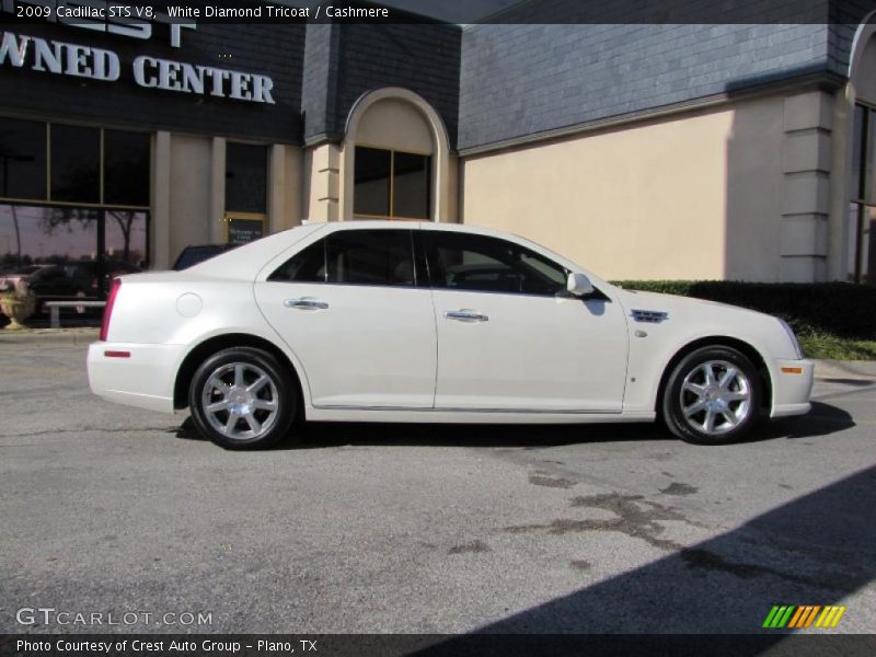 White Diamond Tricoat / Cashmere 2009 Cadillac STS V8