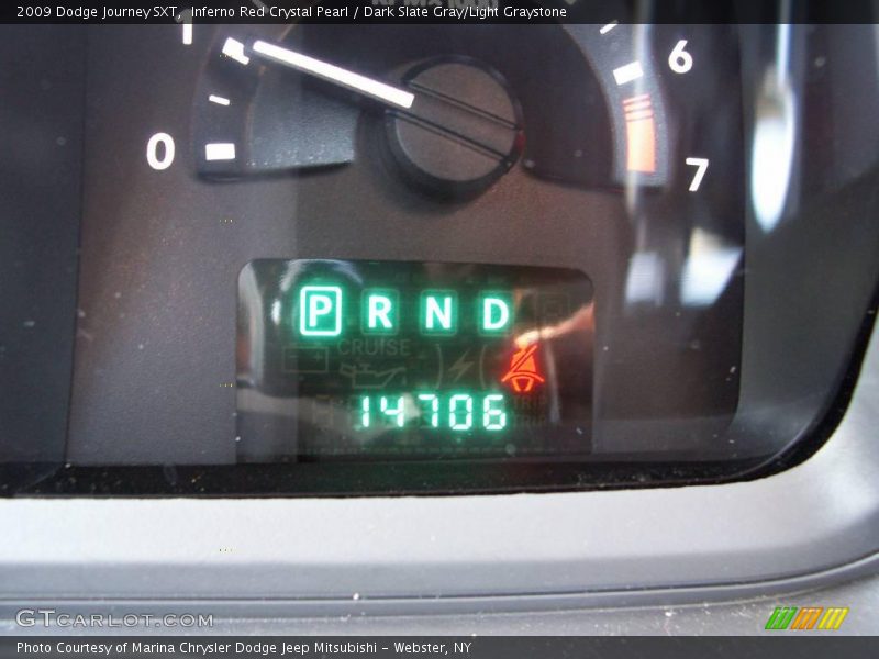 Inferno Red Crystal Pearl / Dark Slate Gray/Light Graystone 2009 Dodge Journey SXT