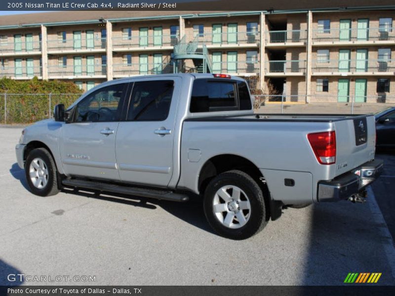  2005 Titan LE Crew Cab 4x4 Radiant Silver